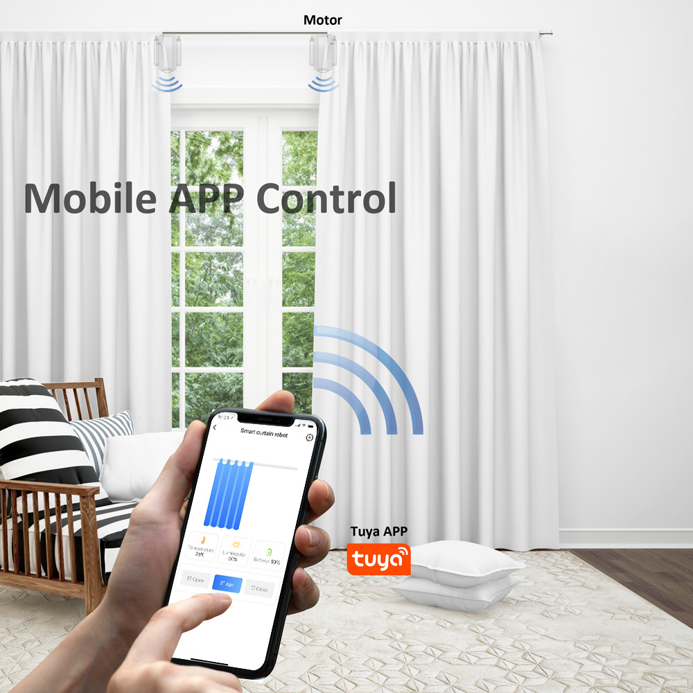 WiFi Smart Home Intelligent El - Smart Curtain Robot のレビューと価格