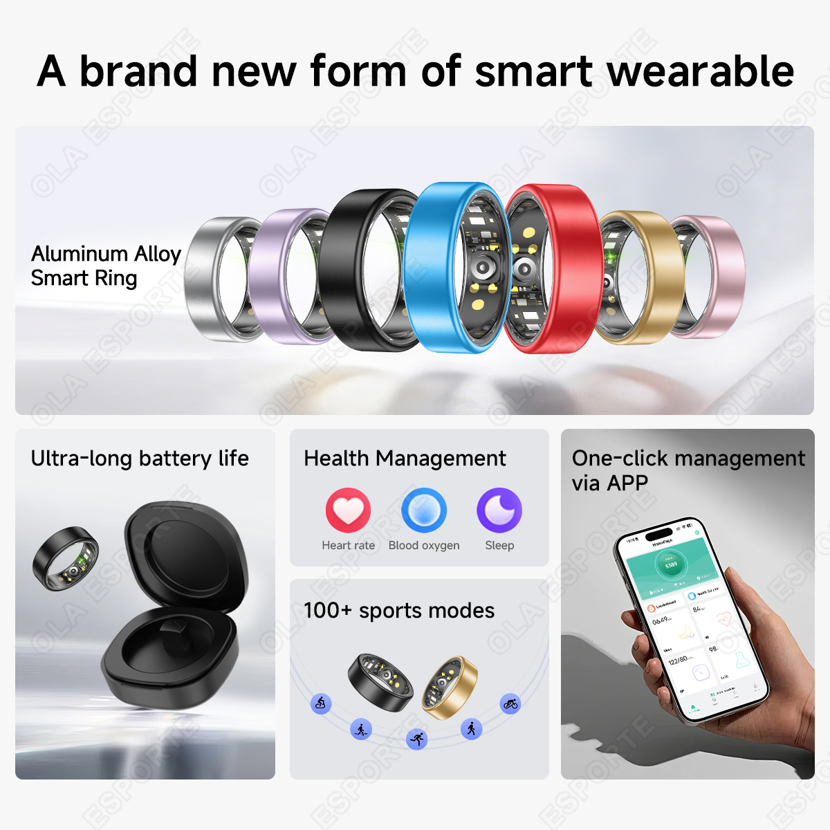 New Smart Ring Men Women, Hear - Smart Home Trainer のレビューと価格