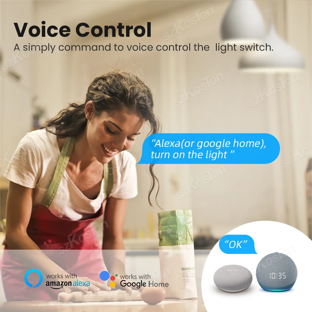 16A Tuya WiFi Smart Switch Mod - Smart Home Switch のレビューと価格