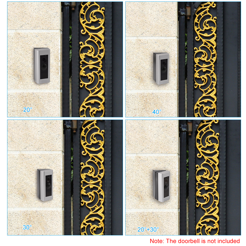 Bracket Adjustable Angle Doorb - Video Doorbell のレビューと価格