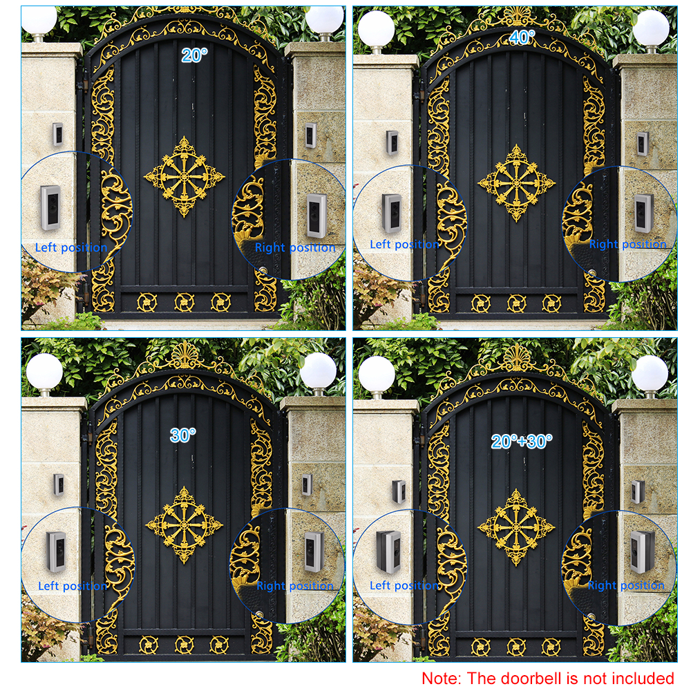 Bracket Adjustable Angle Doorb - Video Doorbell のレビューと価格