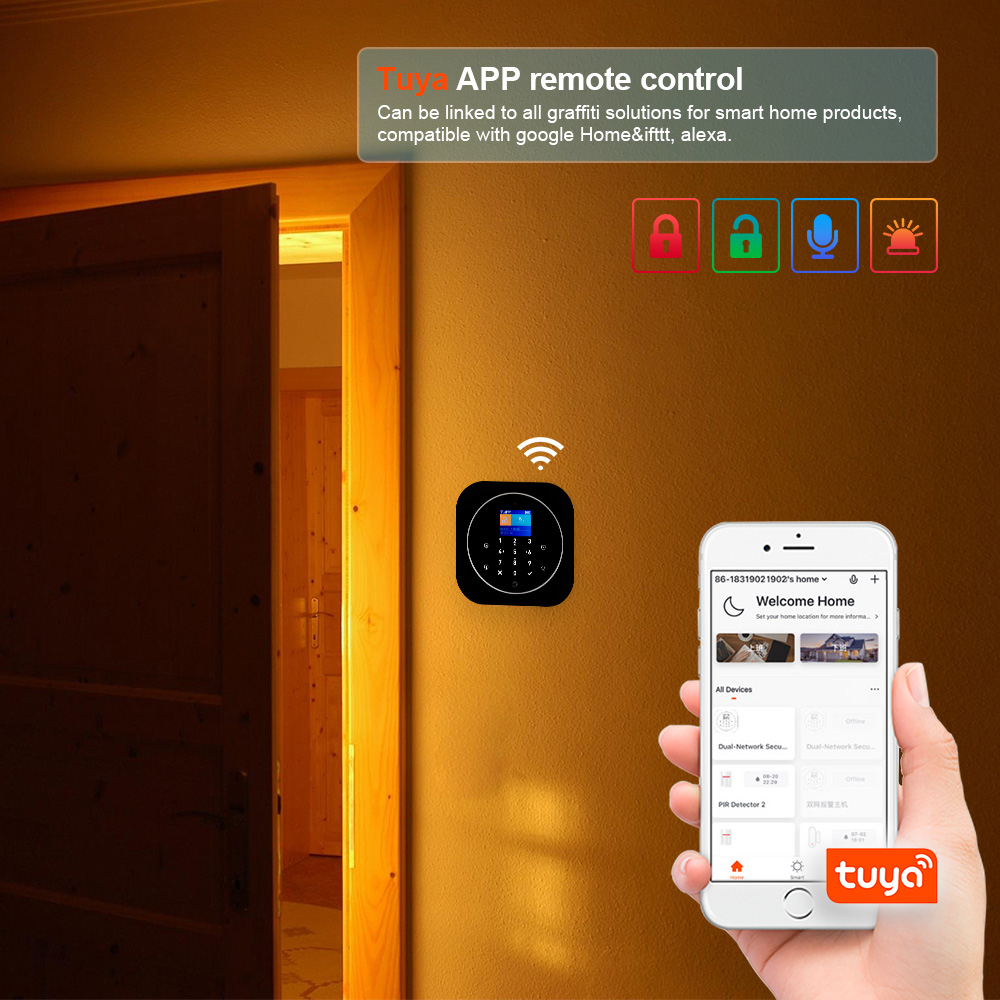 KERUI G12 Wireless Tuya Home A - Smart Home Demo Kit のレビューと価格