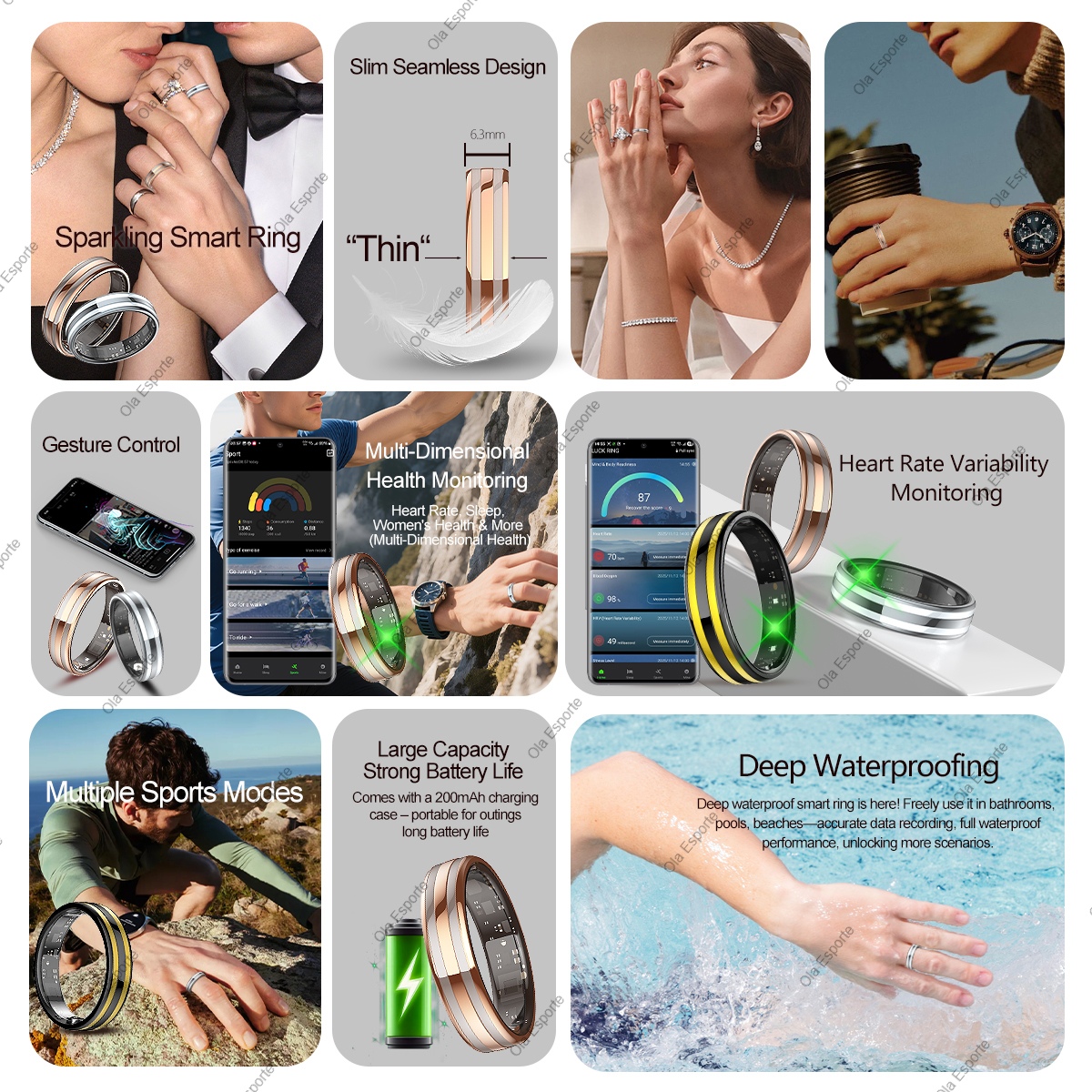 New Smart Ring Female Health T - Smart Home Trainer のレビューと価格