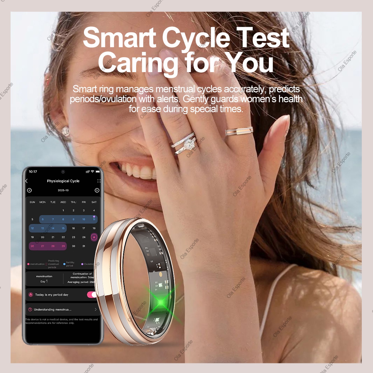 New Smart Ring Female Health T - Smart Home Trainer のレビューと価格