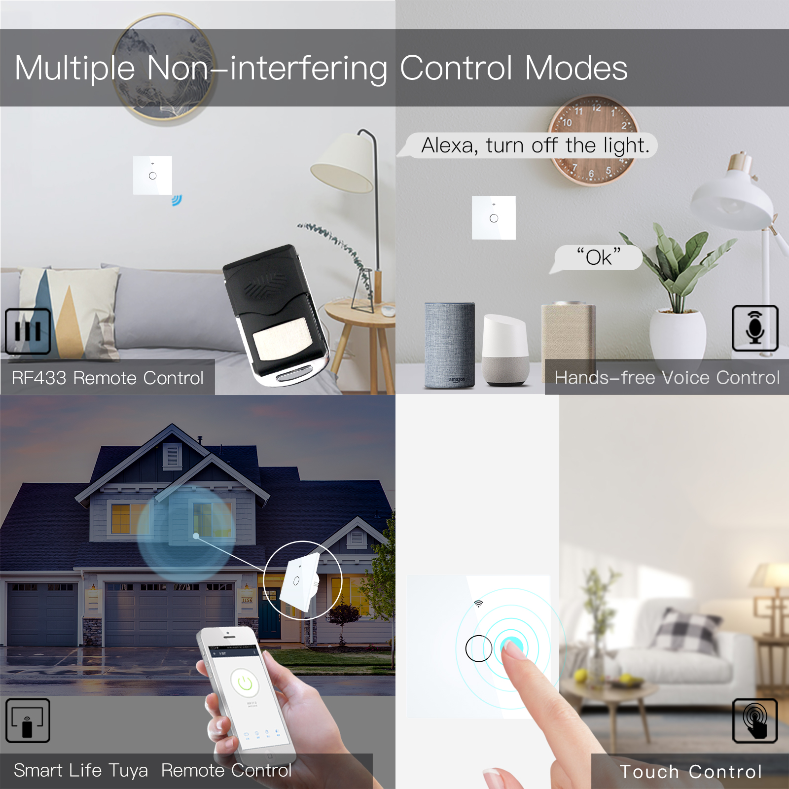 NEW WiFi Smart Light Switch RF - Smart Home Solution のレビューと価格