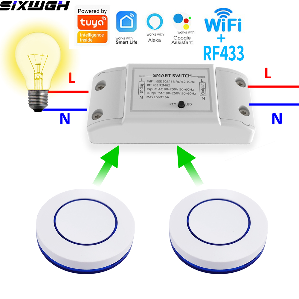16A WiFi Tuya Smart Switch Wir - Smart Home Solution のレビューと価格