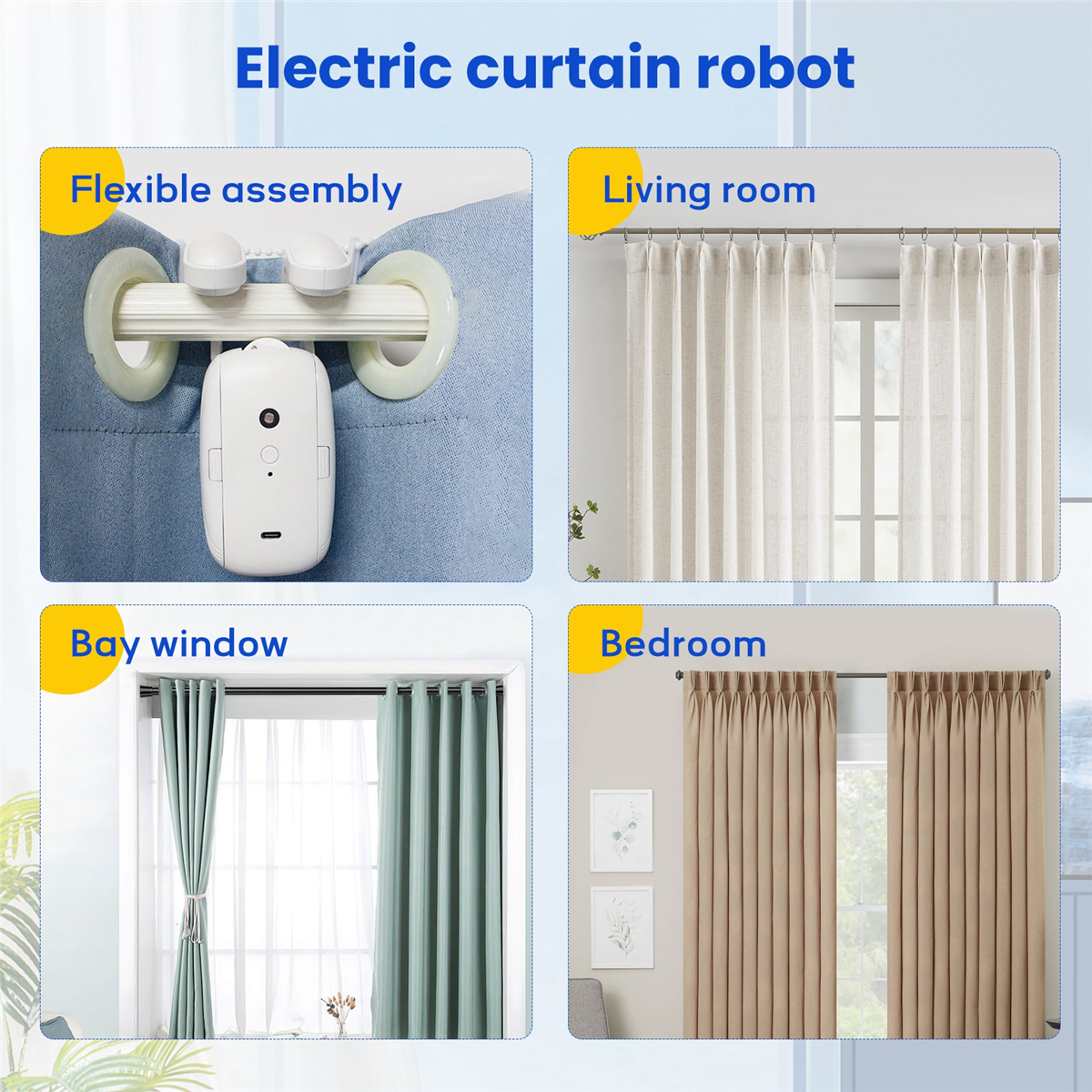 A72Z Tuya Smart Curtains Machi - Smart Curtain Robot のレビューと価格