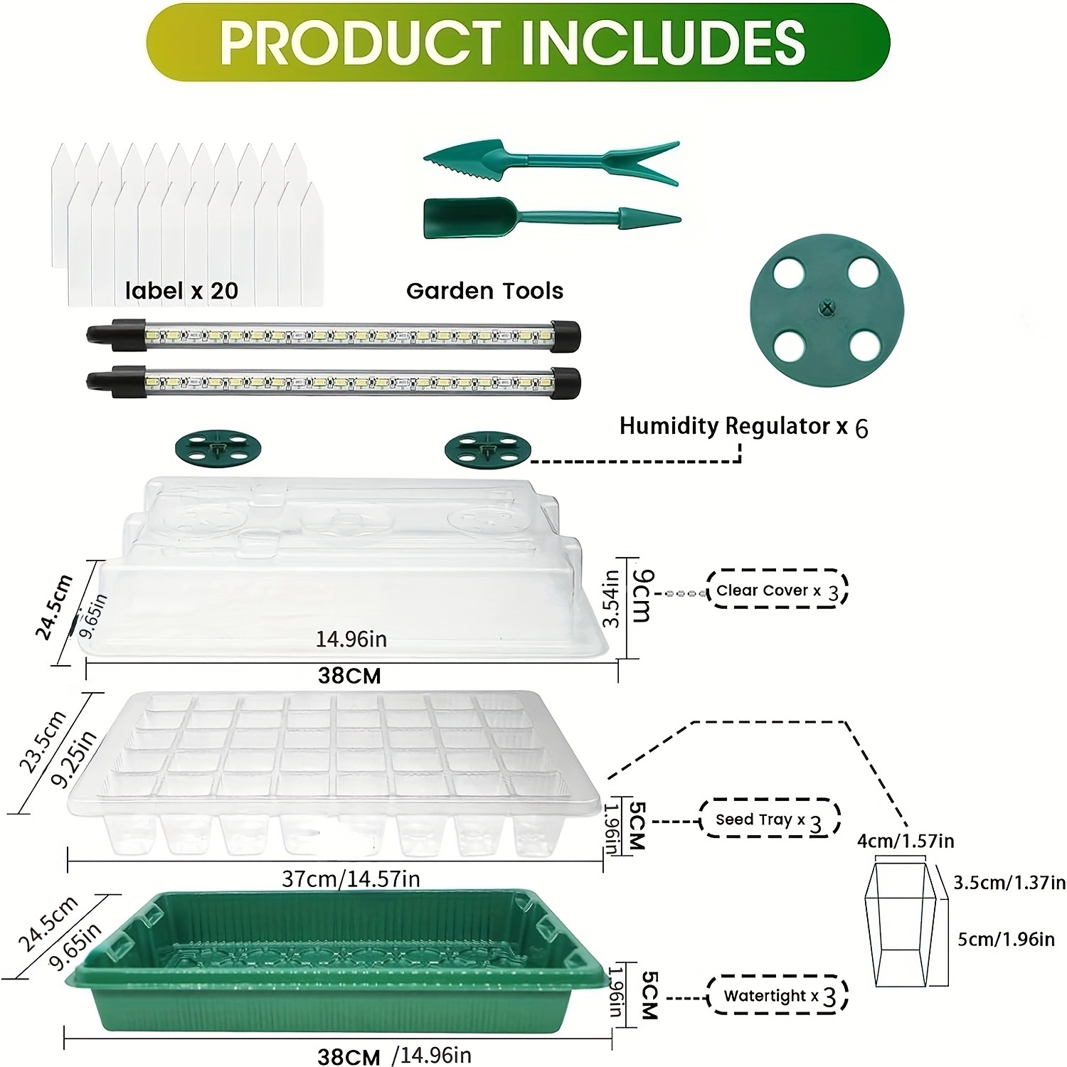 Seed Starter Trays With High D - Smart Home Kit のレビューと価格