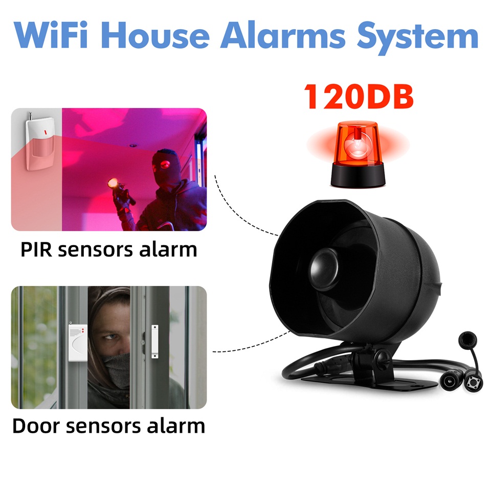 KERUI 120db Siren Alarm System - Smart Home Demo Kit のレビューと価格