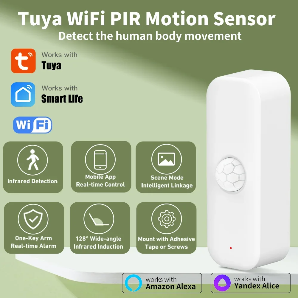 Tuya WiFI Zigbee PIR Motion Se - Smart Home Outdoor のレビューと価格