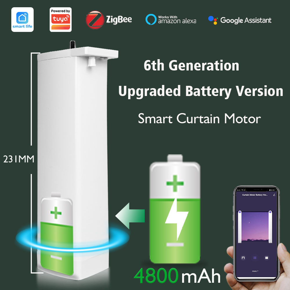 Tuya Battery Electric Curtain  - Smart Curtain Robot のレビューと価格