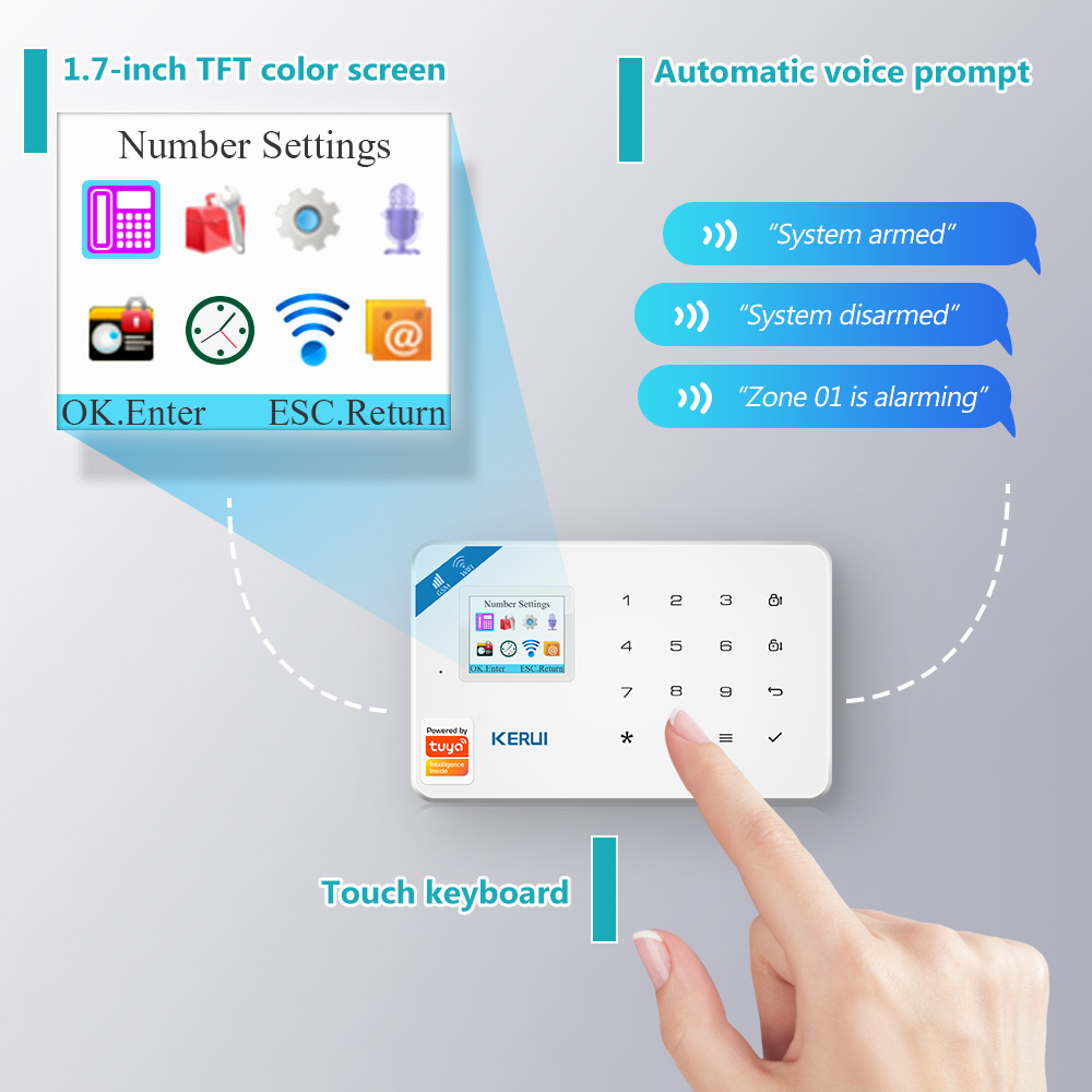 KERUI W181 Alarm System Secutr - Home Automation Kit のレビューと価格