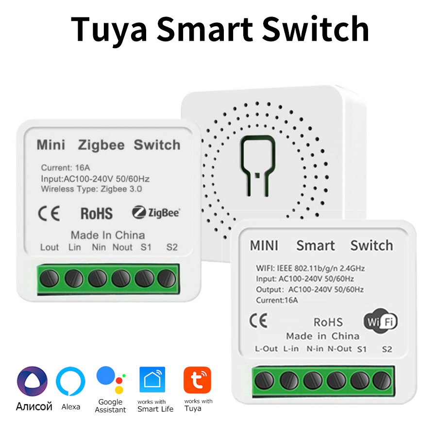 Mini Tuya ZigBee WiFi Intellig - Smart Home Switch のレビューと価格