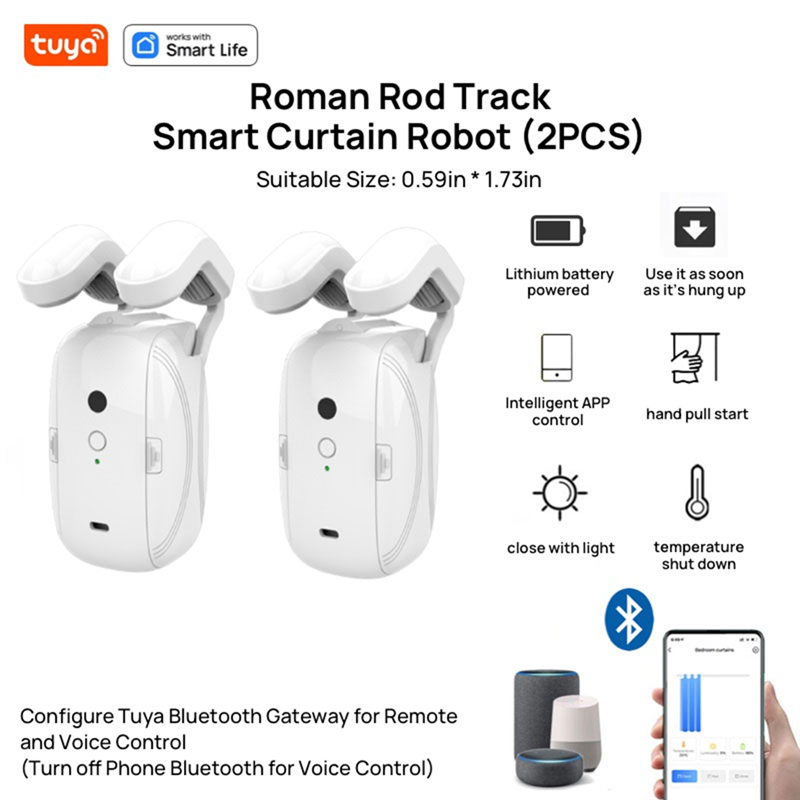 Top Deals 2PCS Tuya Smart Elec - Smart Curtain Robot のレビューと価格