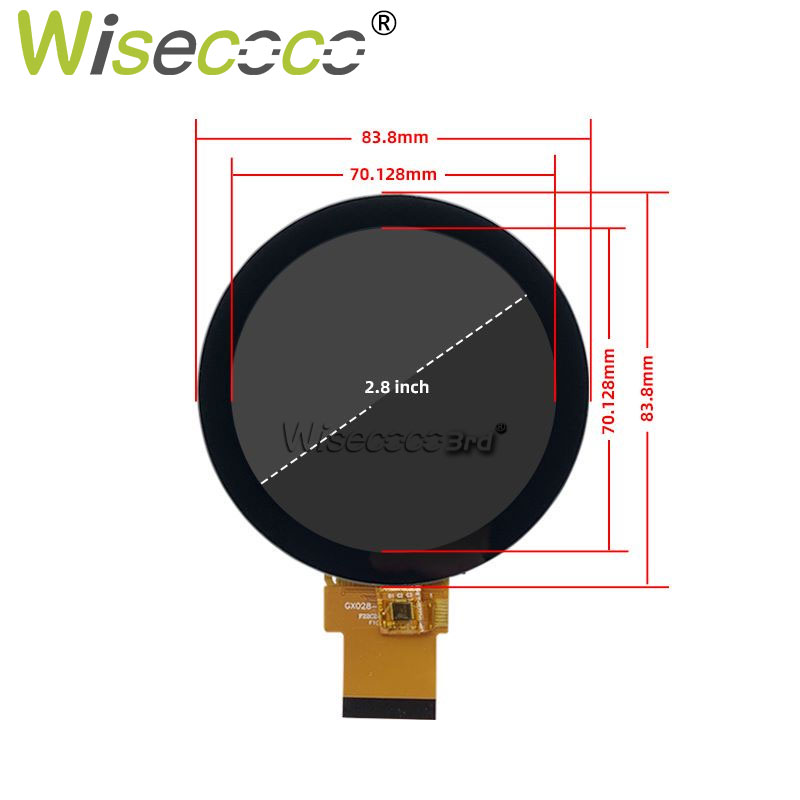 Wisecoco 3 Inch Round touchscr - Smart Home Raspberry Pi のレビューと価格