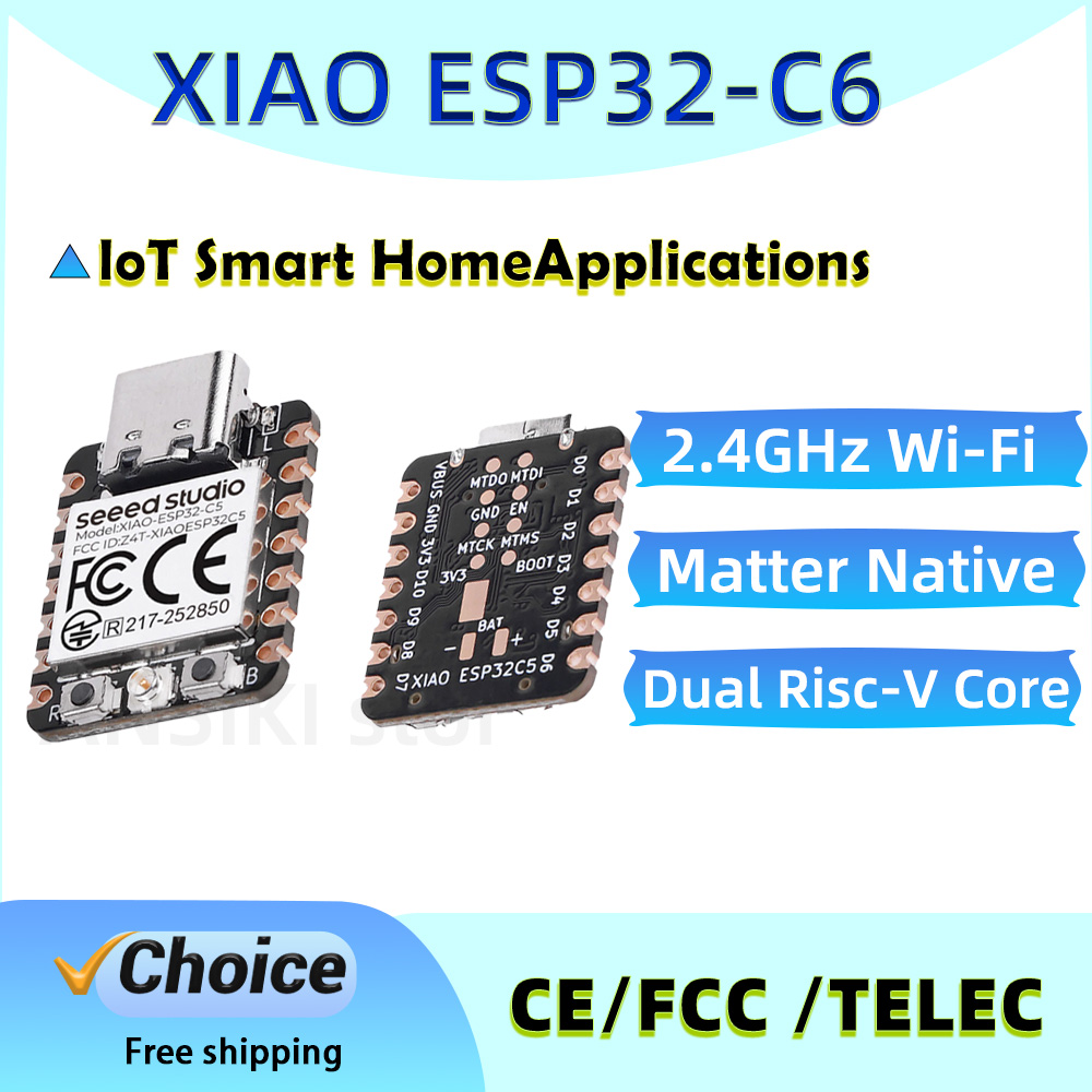 XIAO ESP32-C6 Development Boar - Smart Home Arduino Project のレビューと価格