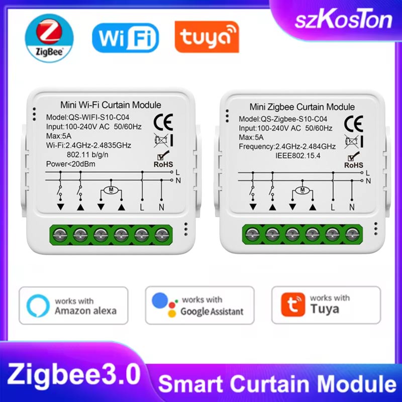 Tuya Smart WiFi Zigbee Curtain - Home Automation Kit のレビューと価格