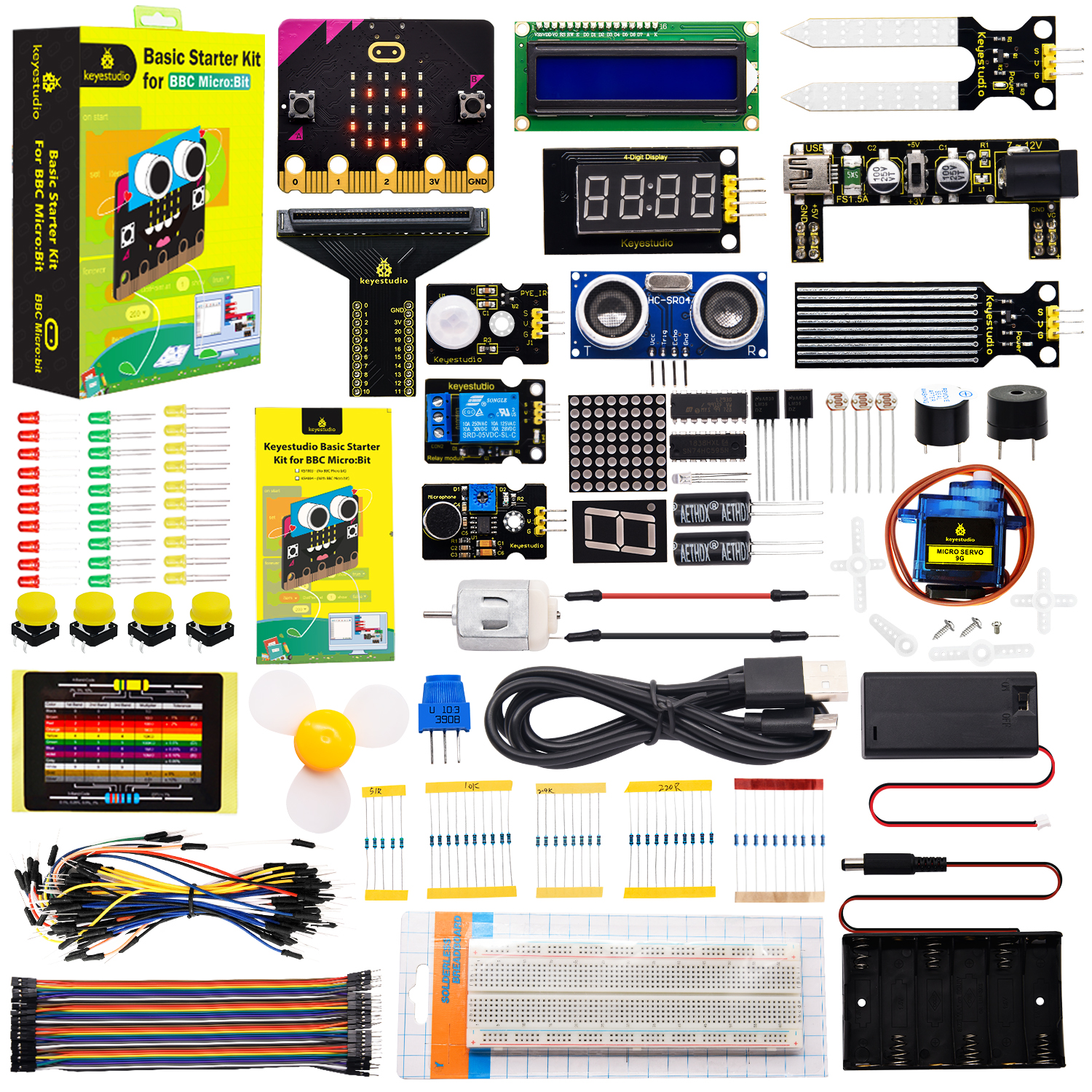 Keyestudio Microbit V2.2 Basic - Smart Home Demo Kit のレビューと価格