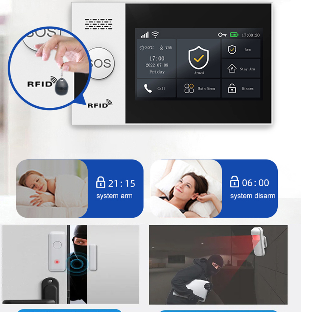 PGST 4G Tuya Smart Home Alarm  - Home Automation Kit のレビューと価格
