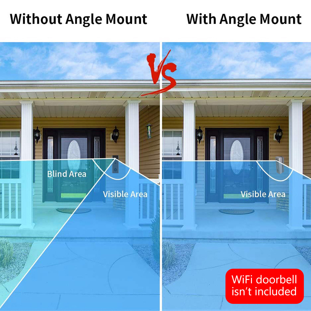 DIGIT-Adjustable Angle Doorbel - Video Doorbell のレビューと価格