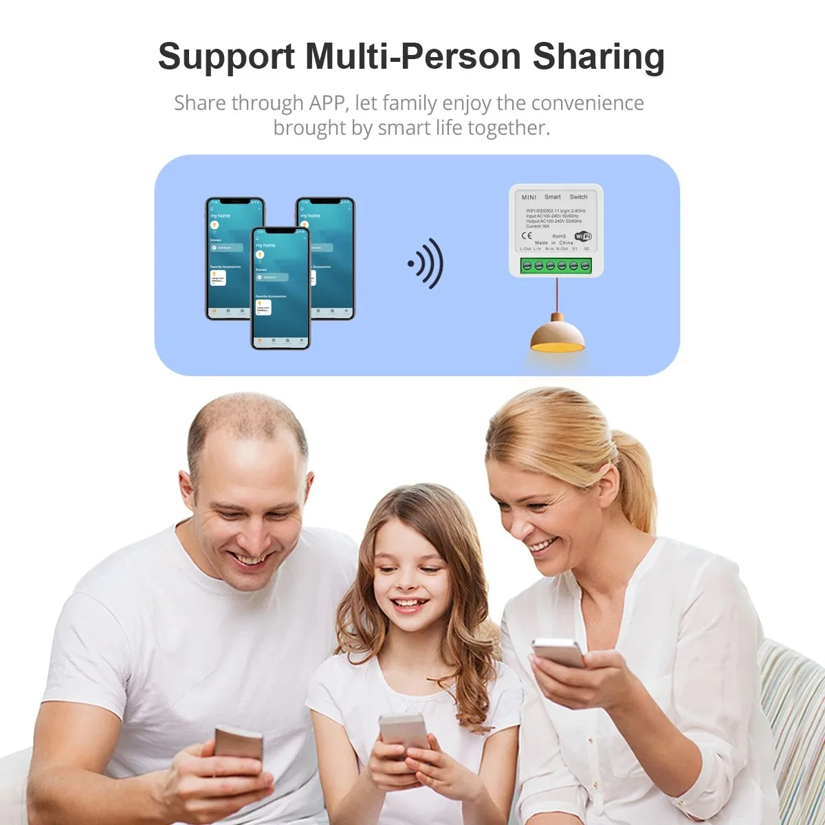 Smart Switch Mini Wifi Relay B - Home Automation Kit のレビューと価格
